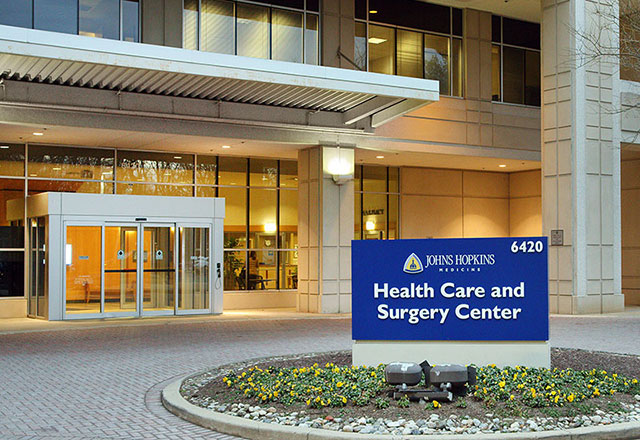 Front entrance of Health Care and Surgery Center